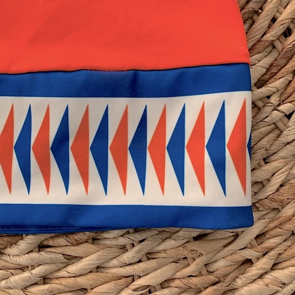 Tracy Negoshian Orange & Royal Shift Drsss - Picture 6 of 10